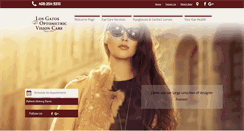 Desktop Screenshot of losgatosvisioncare.com