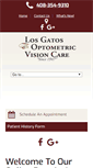 Mobile Screenshot of losgatosvisioncare.com